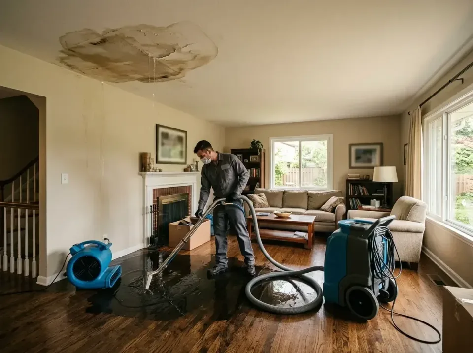 attic-pipe-burst-ceiling-drip-008 — frequently asked questions, Water Damage Restoration & Carpet Care in Montclair, VA